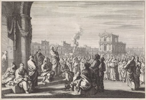 Christ's Sermon before the Temple