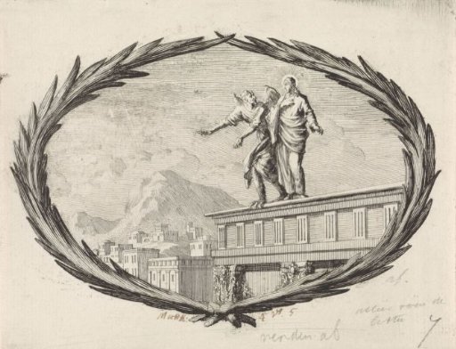 The Temptation of Christ by the Devil on the Temple