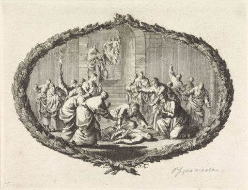 Paul Taking Compassion on the Fallen Eutychus