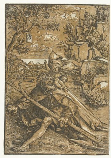Saint Christopher with the Christ Child
