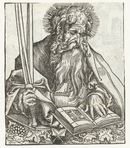Reliquary Bust of Paul with a Book and Sword