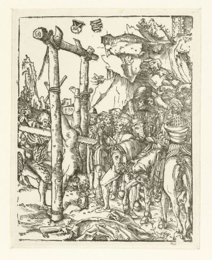 Saint Simon the Zealot sawn in half