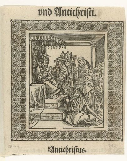 Emperor Kisses the Feet of the Pope