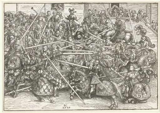 Tournament in Wittenberg of the Electoral Court of Saxony