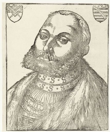 Portrait of John Frederick I (John Frederick the Magnanimous) Duke of Saxony