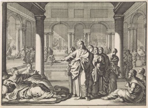 Christ and His Disciples at the Pool of Siloam
