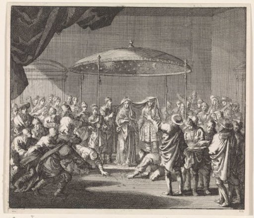 Blessing of a Jewish marriage