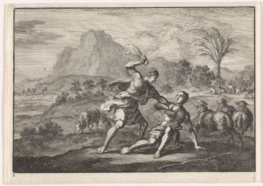 Cain kills Abel