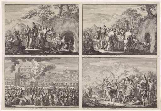 Four scenes from the Old Testament