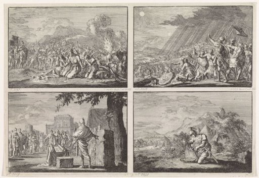 Four scenes from the Old Testament