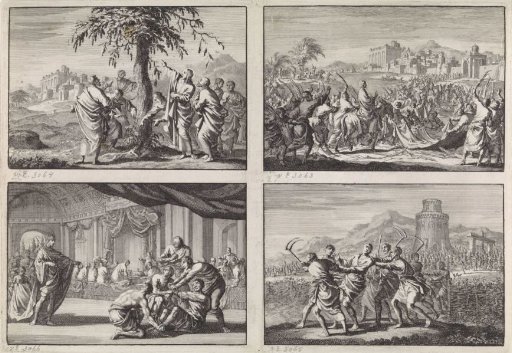 Four scenes from the New Testament