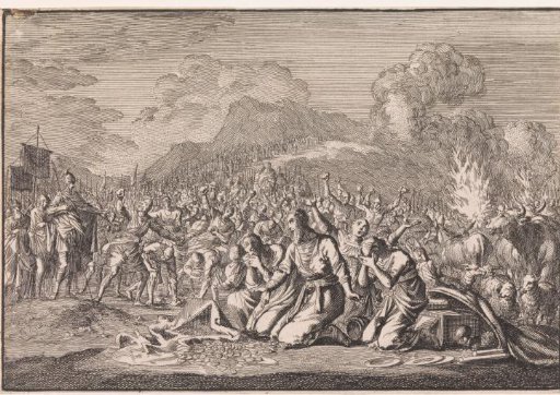 Stoning of Achan and his family
