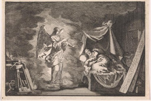The Angel Appears to Joseph in His Carpenter Shop