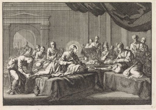 Mary Magdalene Washing the Feet of Christ