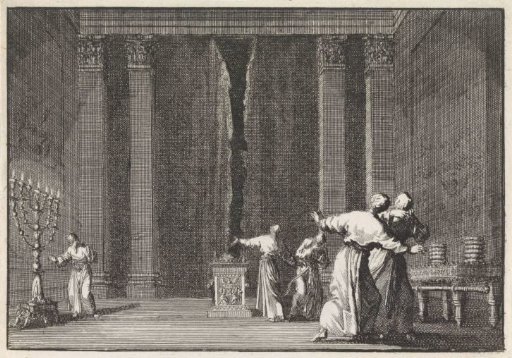 The Tearing of the Temple Veil in Jerusalem