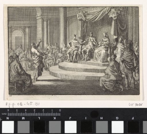 Paul chained before King Agrippa