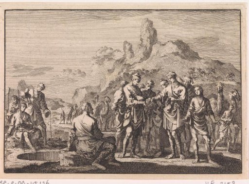 Joseph sold by his brothers to merchants