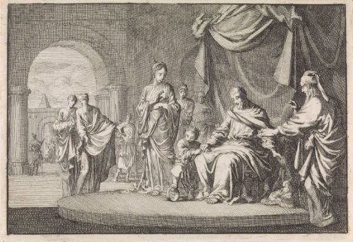 Moses and the crown of the Pharaoh
