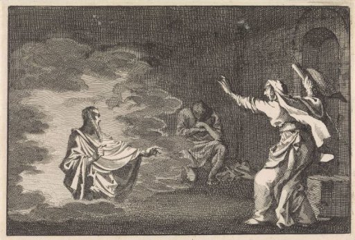 Saul at the witch of Endor