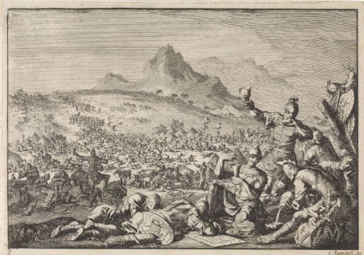 Amalekites attacked by David