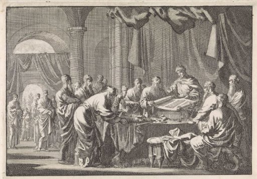 Assembly of the 72 Translators of the Law by Order of King Ptolemy Philadelphus