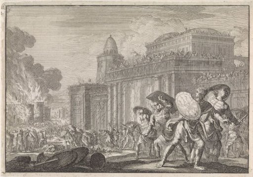Palace of King Demetrius Nicanor in Antioch Attacked by the Population