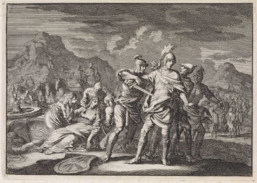 Herod Prevented by His Followers from Killing Himself