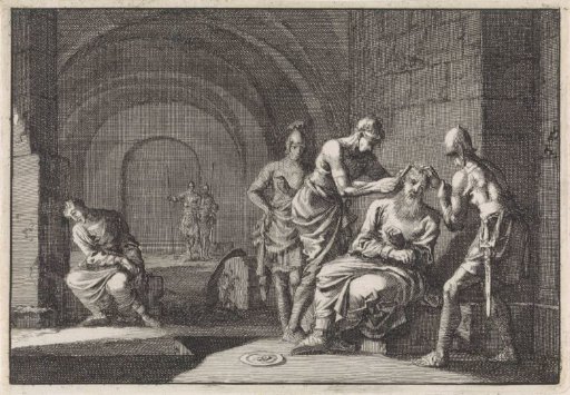 Hyrcanus Having His Ears Cut Off in Prison