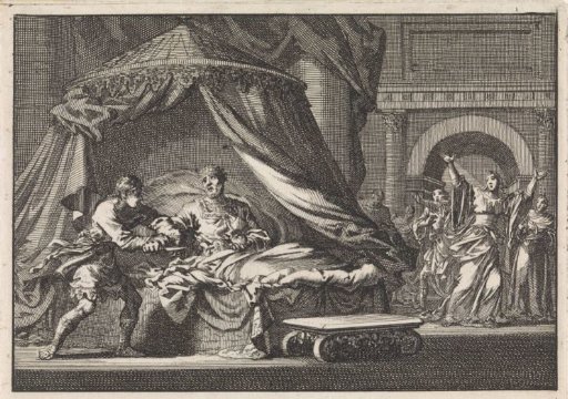 Ahijah prevents the suicide of his grandfather Herod