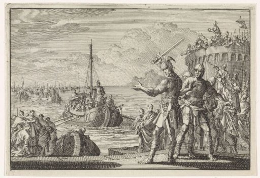 Josephus orders Clitus to cut off his left hand