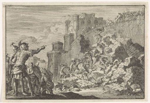 Bravery of the Syrian Sabinus who attempts to enter Jerusalem