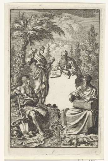 Title page for: Jean Philipsz. Schabaalje's, 'The Enlarged Garden of Pleasure of the Mind', 1706