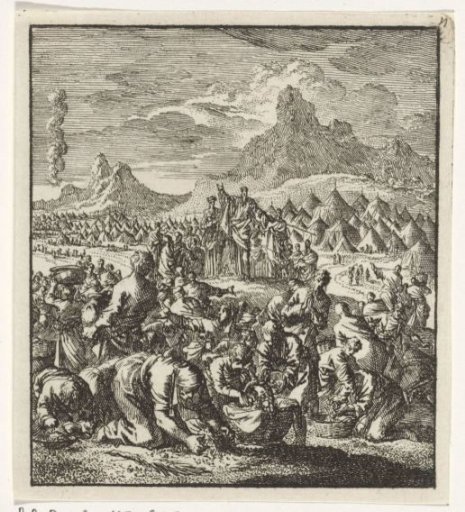 The Gathering of the Manna by the Israelites