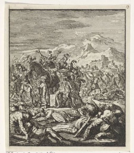 Hezekiah Finds the Defeated Army of Sennacherib