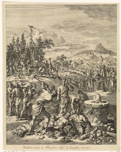 King Hezekiah Has Idols Destroyed