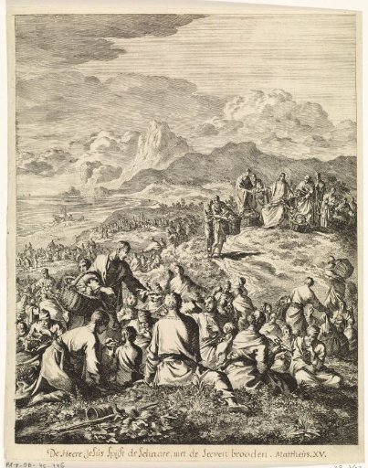 The Miraculous Multiplication of the Seven Loaves and Two Fishes