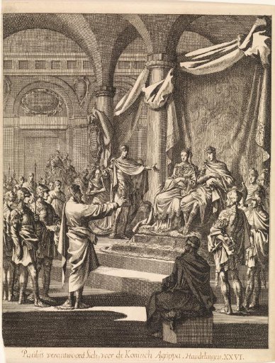 Paul Bound Before King Agrippa