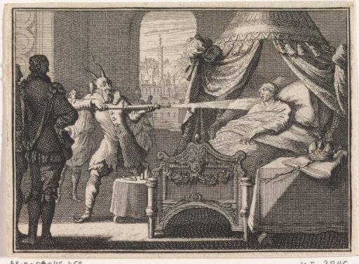Emperor Henry II Imagines on His Sickbed That He Is Being Splashed by a Devil