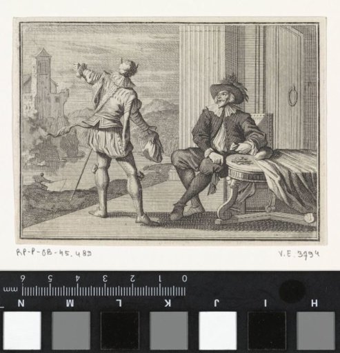 Devil proposes to a greedy nobleman to sell his castle.