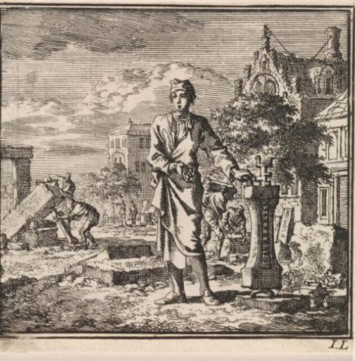Man beside a crane