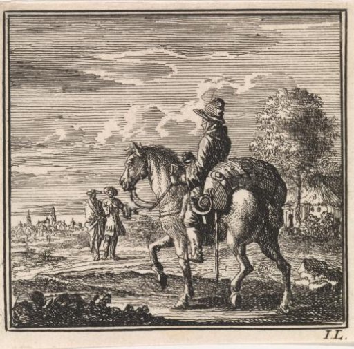 Postman on horseback