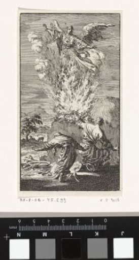 Manoah and His Wife See the Angel Ascend in the Flame of Their Offering