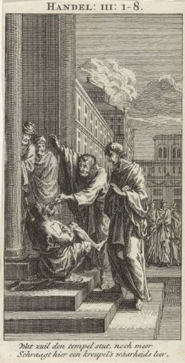Peter and John Healing a Lame Man at the Temple Gate