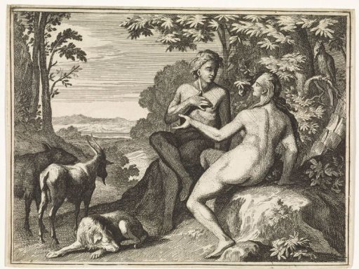 Adam and Eve Surrounded by the Animals in Paradise