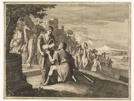 Rebekah and Eliezer at the Well