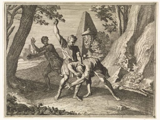 Moses Defeats the Egyptian