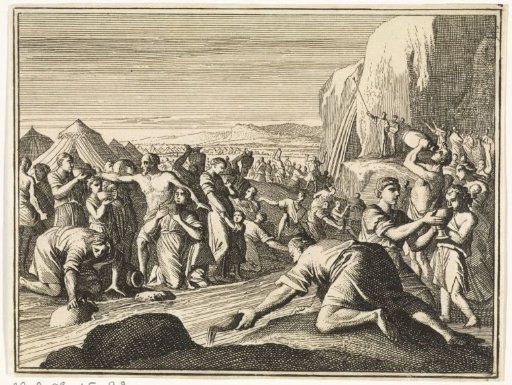 Moses Striking Water from the Rock