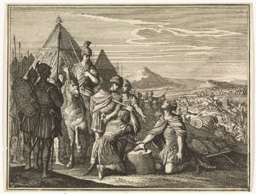 Soldiers Cutting Off the Thumbs and Big Toes of Adonibezek