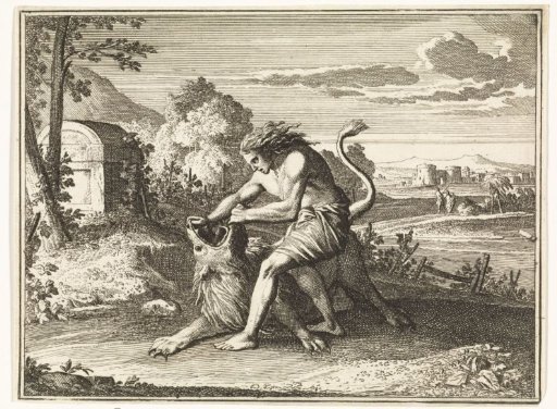 Samson Defeats the Lion