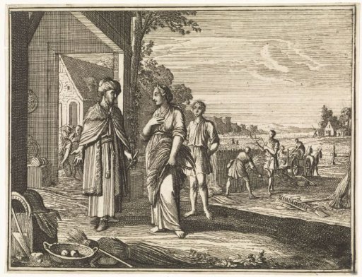 Boaz Speaks to Ruth in the Field